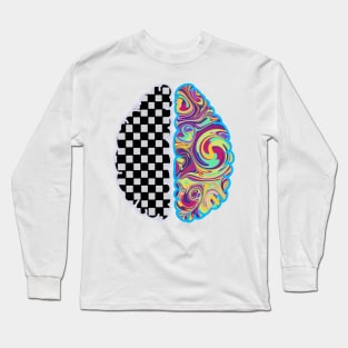 Left Brain vs. Right Brain Long Sleeve T-Shirt